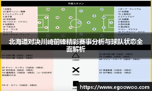 北海道对决川崎前锋精彩赛事分析与球队状态全面解析